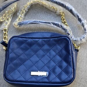 Iman Small Blue Crossbody Bag
